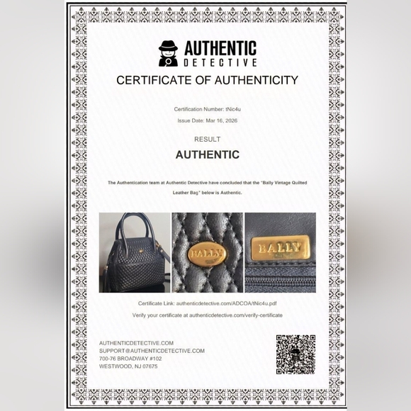 Bally Vintage  Quilted  Leather Bag - Picture 15 of 15